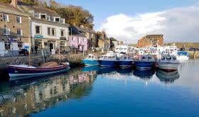 Padstow harbour in Cornwall