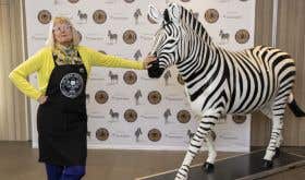 Jancis with Investec zebra