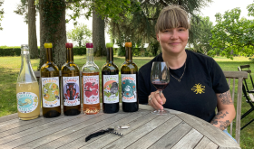Nea Berglund of Charivari winery in Bordeaux, France