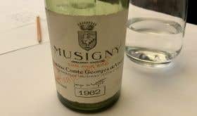 Fake Musigny bottle
