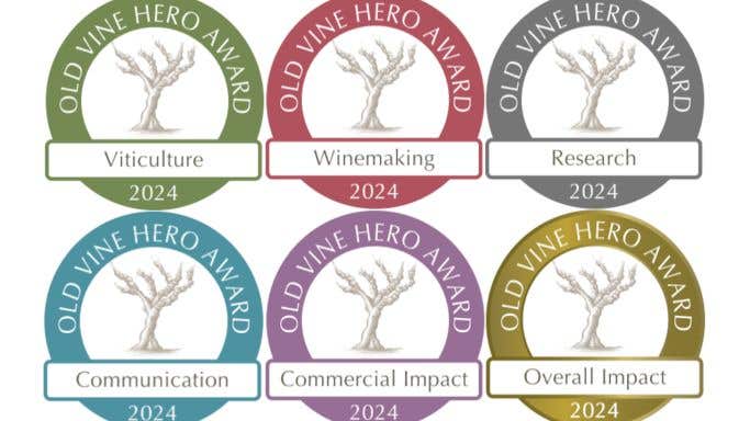 Old Vine Hero Awards logos