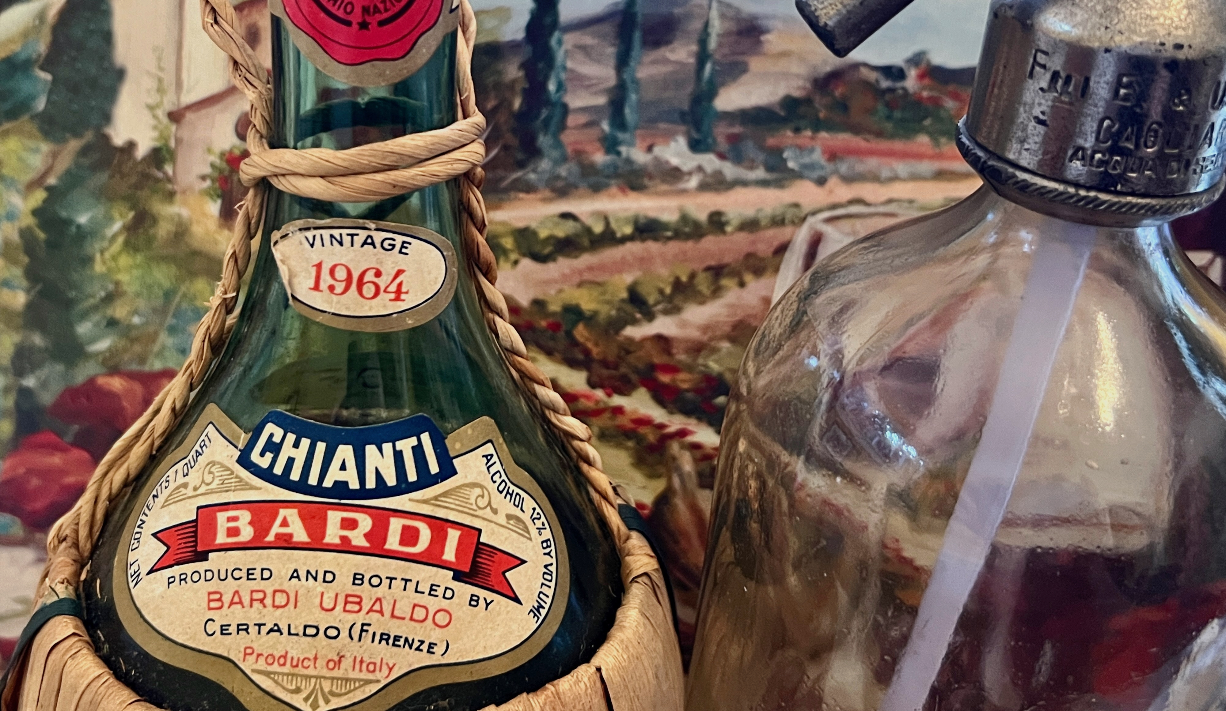 WWC24 – Chianti spritzer on the beach, circa 1964, by Melanie