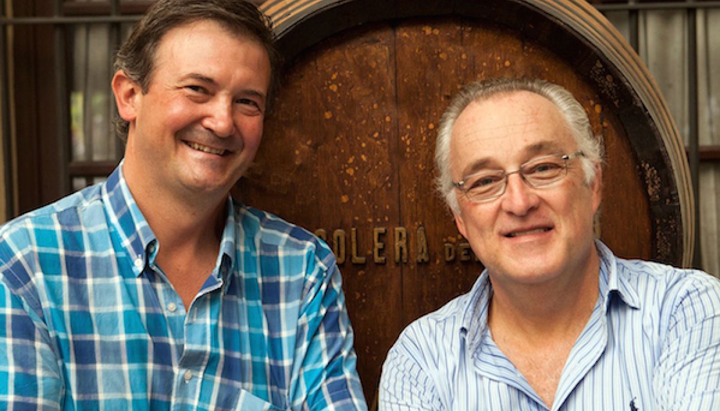 Jesús Barquín (left) and Eduardo Ojeda of Valdespino photo credit Gerard Reijmer