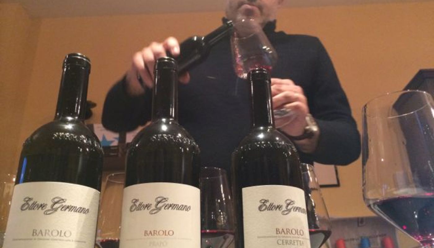 tasting 2011 Barolo with Sergio Germano