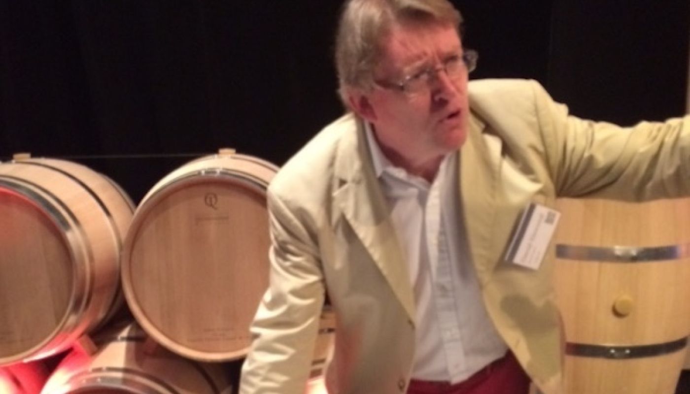 Christie's auctioneer David Elswood at Premiere Napa Valley auction