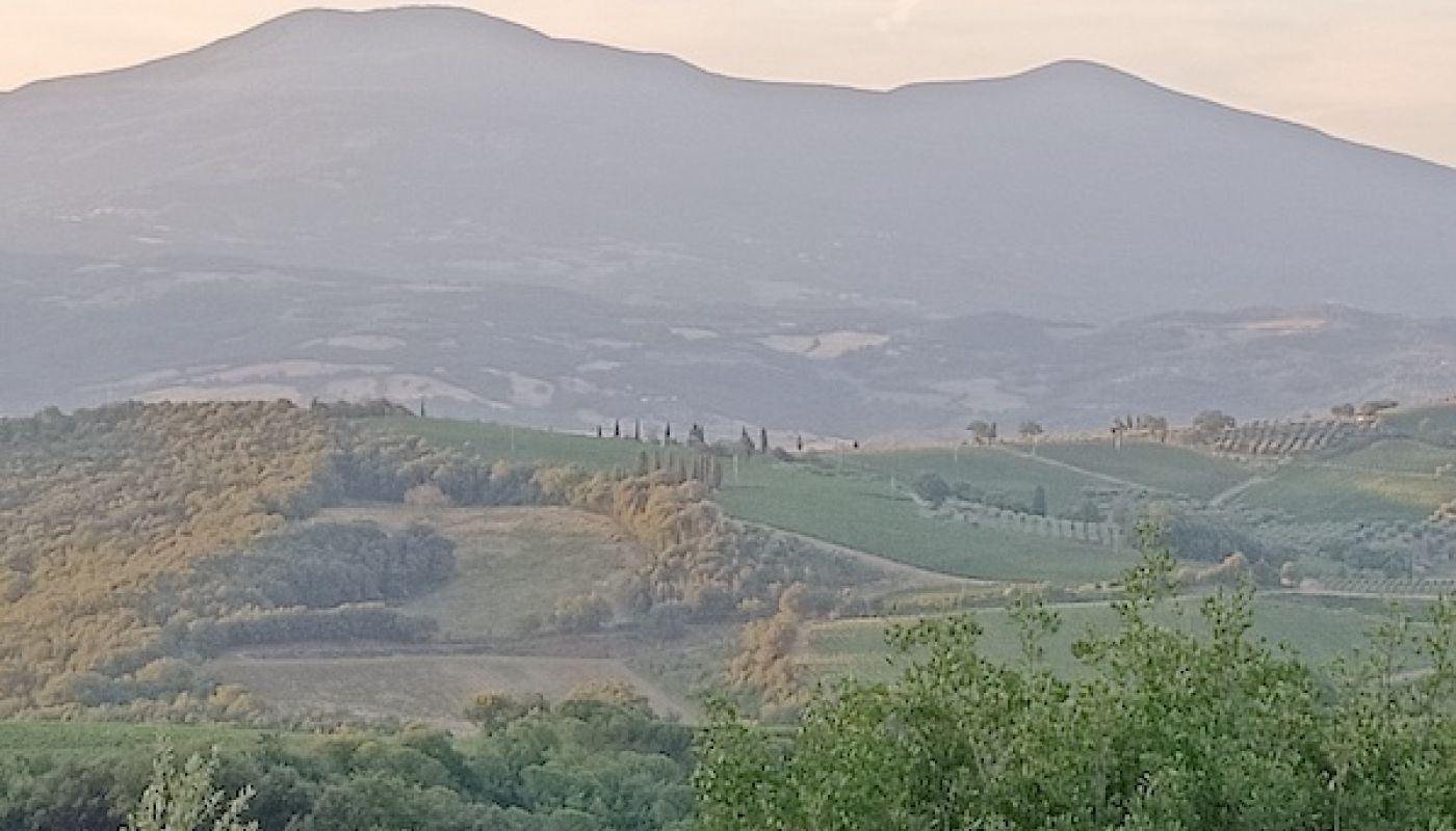 Monte Amiata as seen from San Polino estate in Montalcino