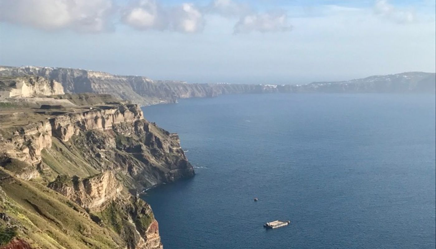 Santorini caldera from Fira