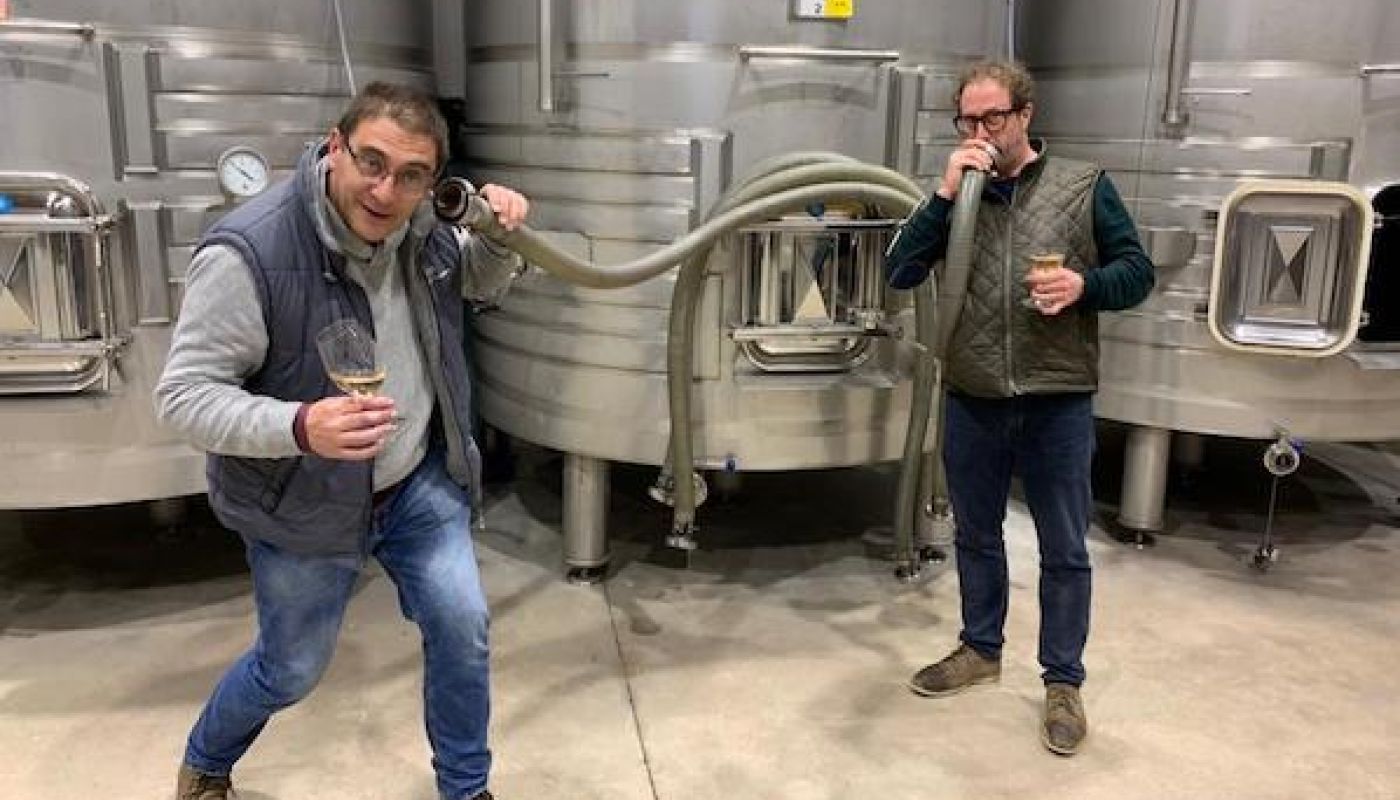 Bertrand and David of Bodega Antidoto in Ribera del Duero, northern Spain