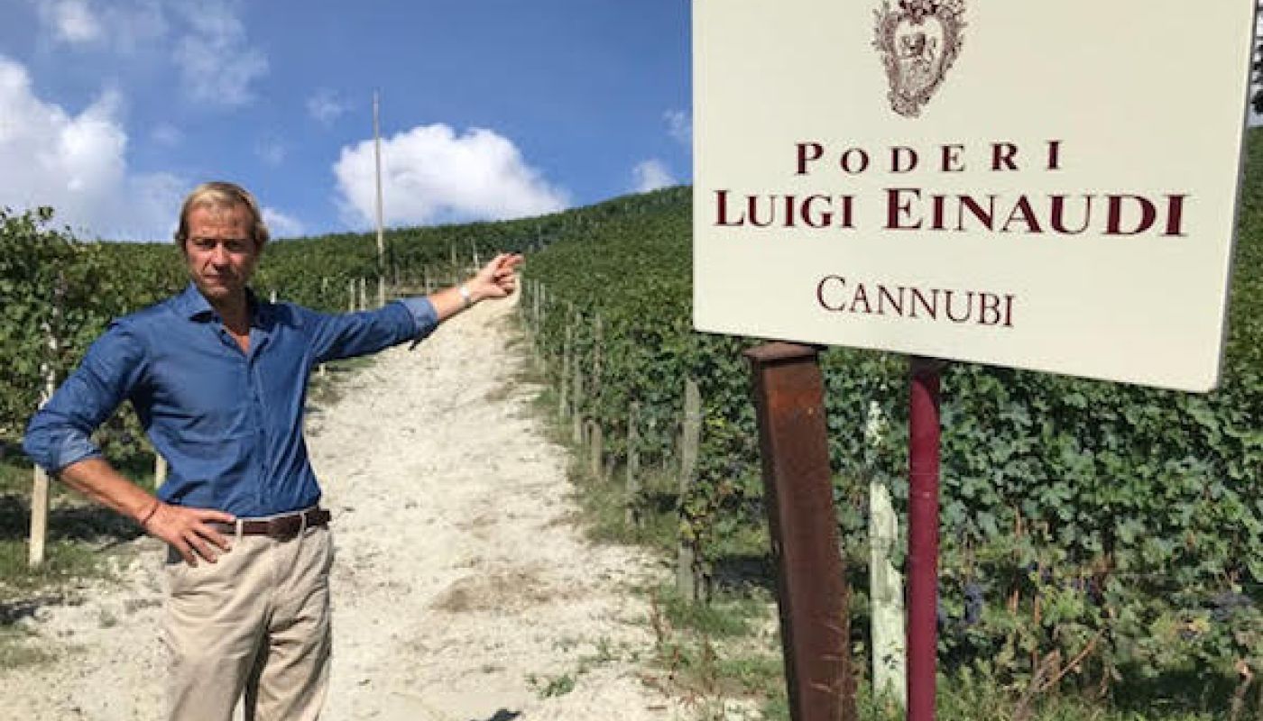 Matteo Sardagna of Podere Luigi Einaudi, Barolo