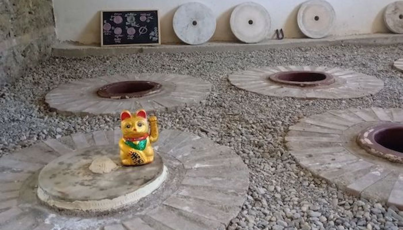 Menat's qvevri cellar in Melissa, Calabria