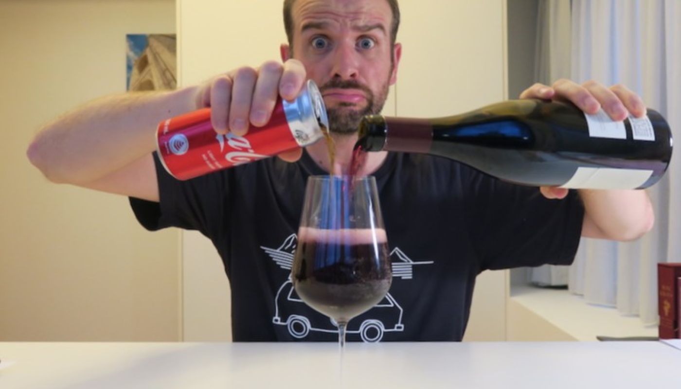 Red wine and coke