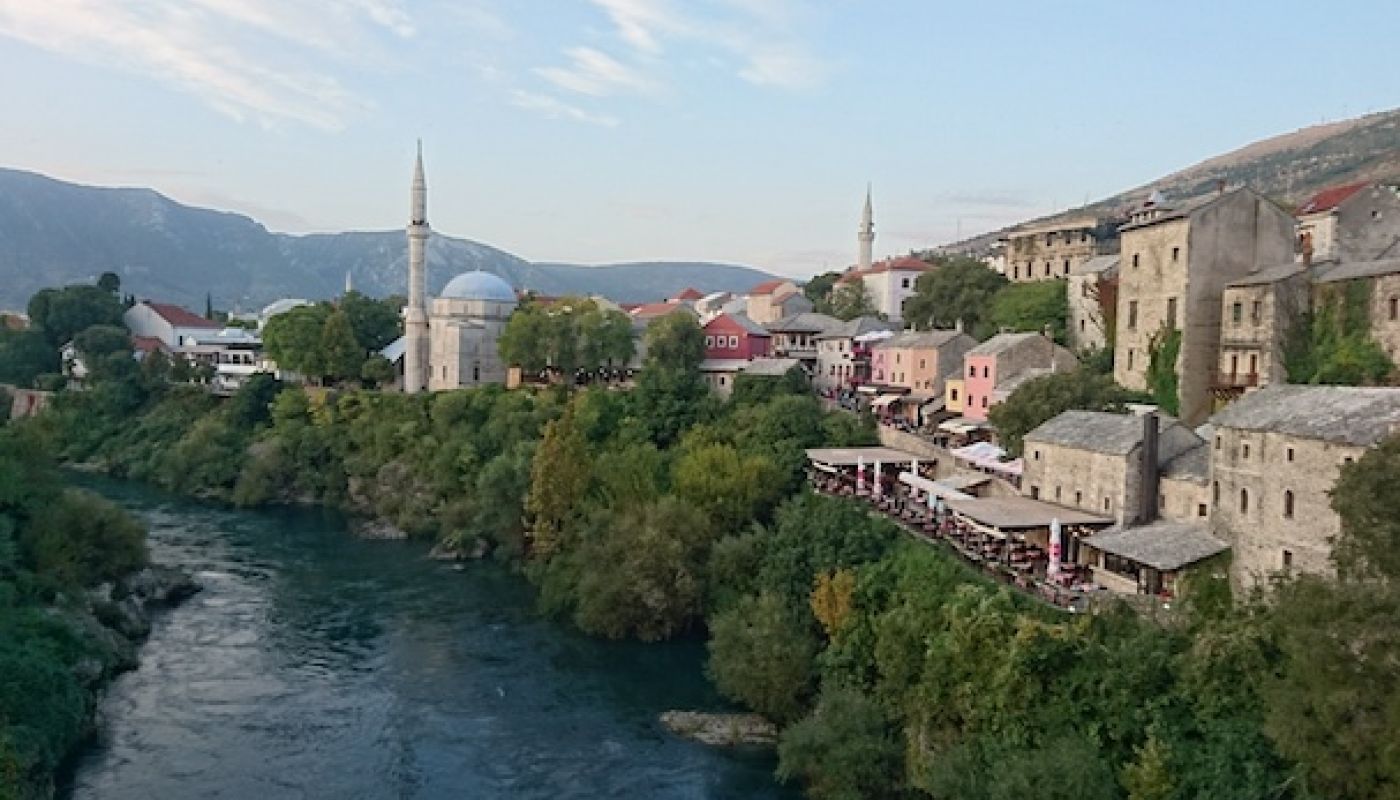 Mostar town in Bosnia Herzogovina