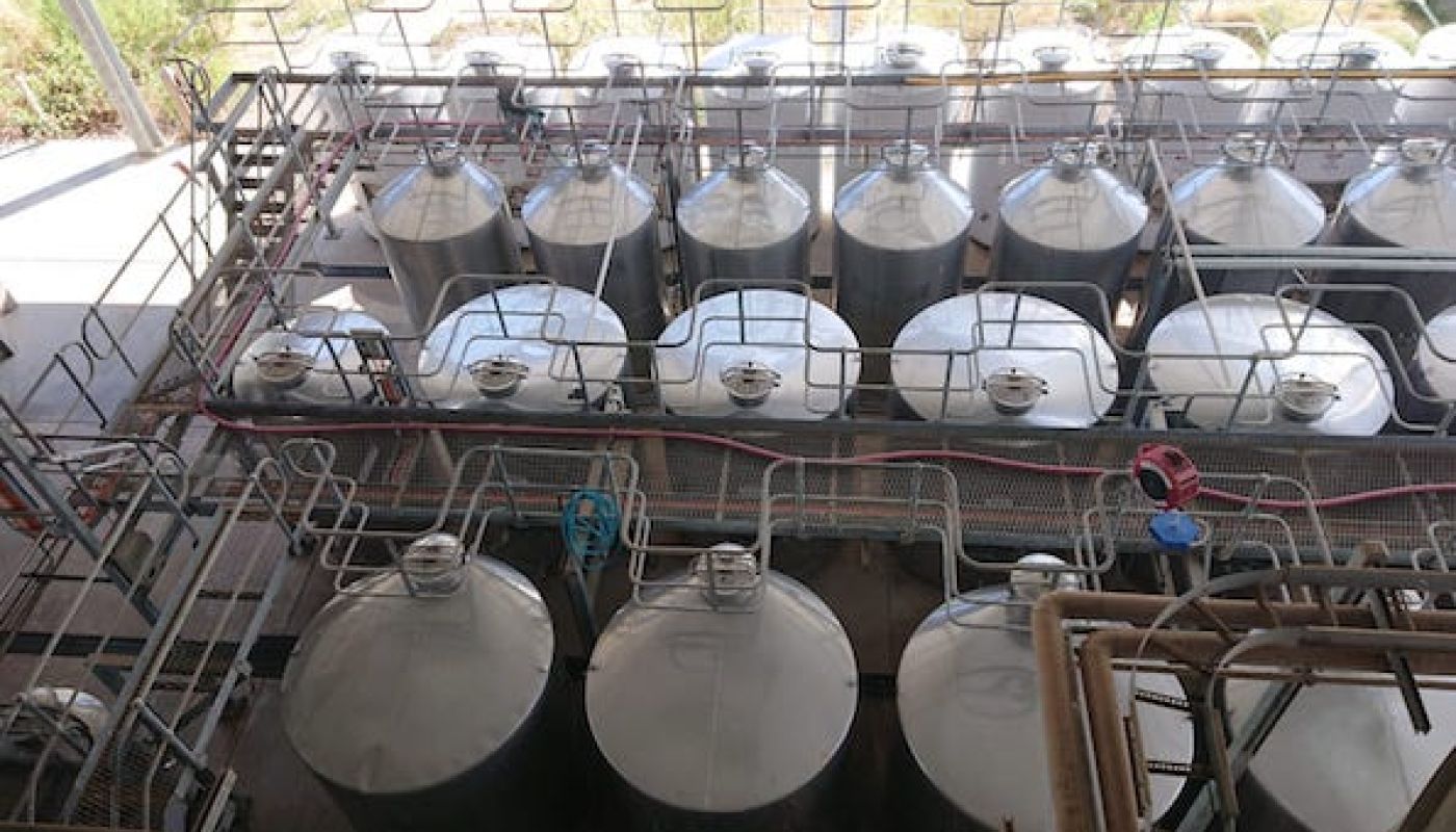 Tank farm at a Barossa Valley winery