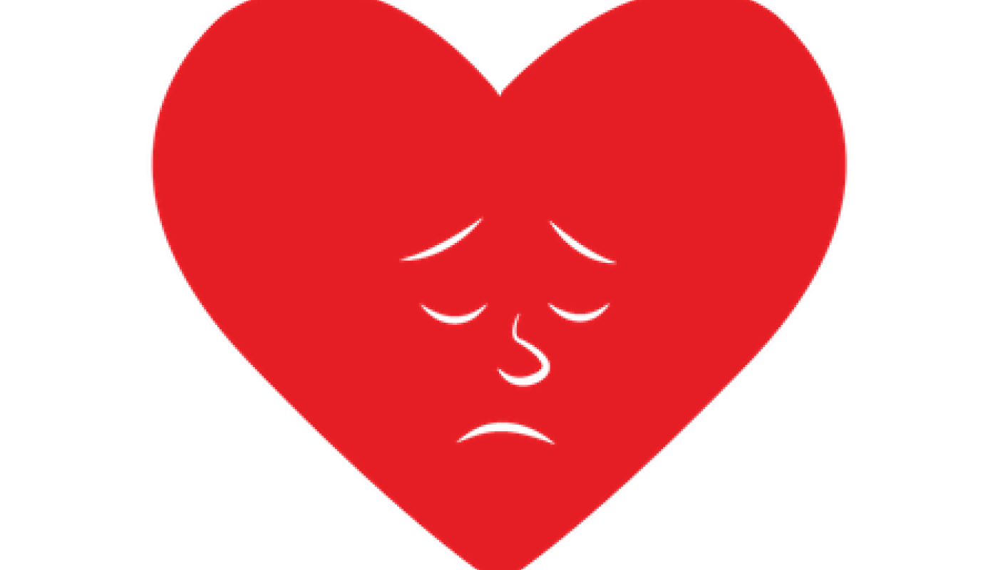 Crying heart