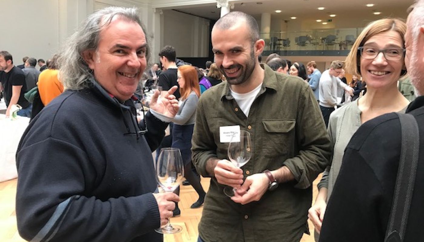Luis Gutierrez, Alvaro Ribalta and Elise Ucar at Viñateros 2020 in London