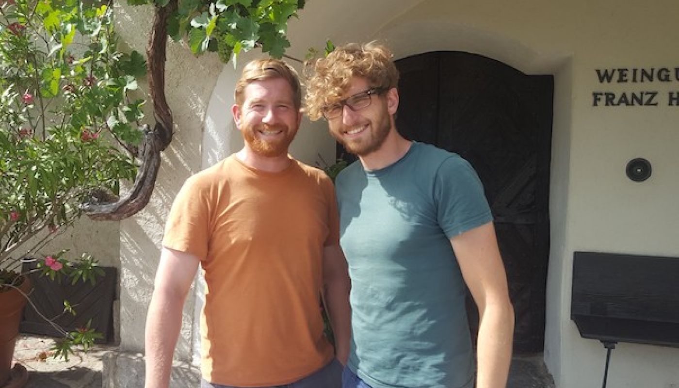 L to R: Franz and Matthias Hirtzberger of Wachau in Austria