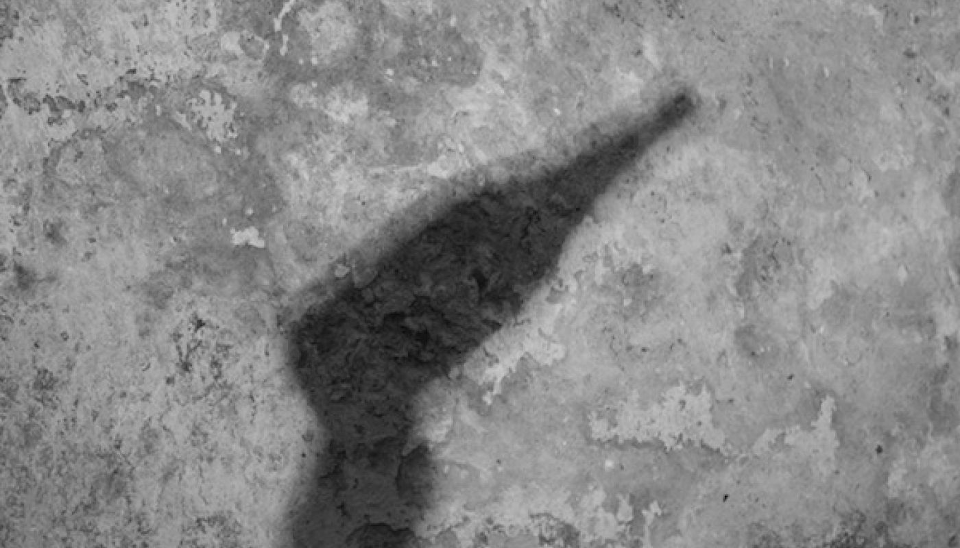 Champagne bottle shadow at Alexandre Penet