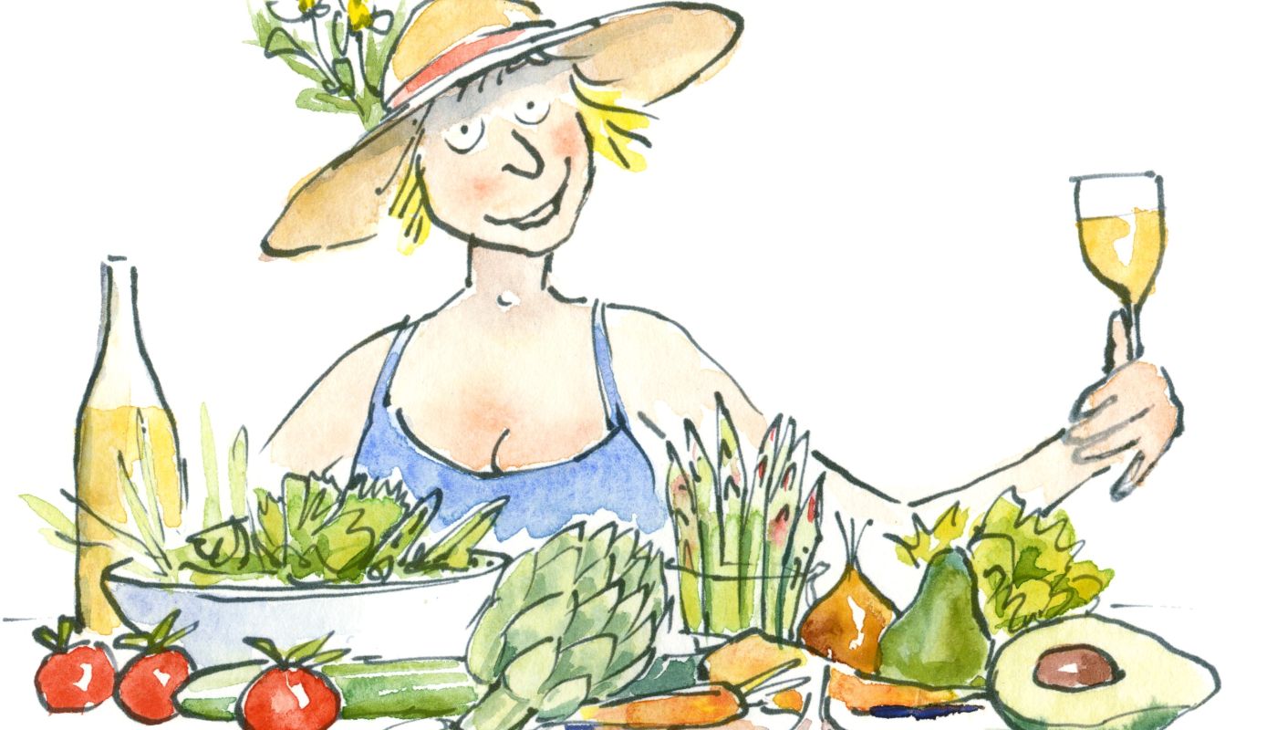 Rives-Blanques Mauzac illustration by artist David Hawson