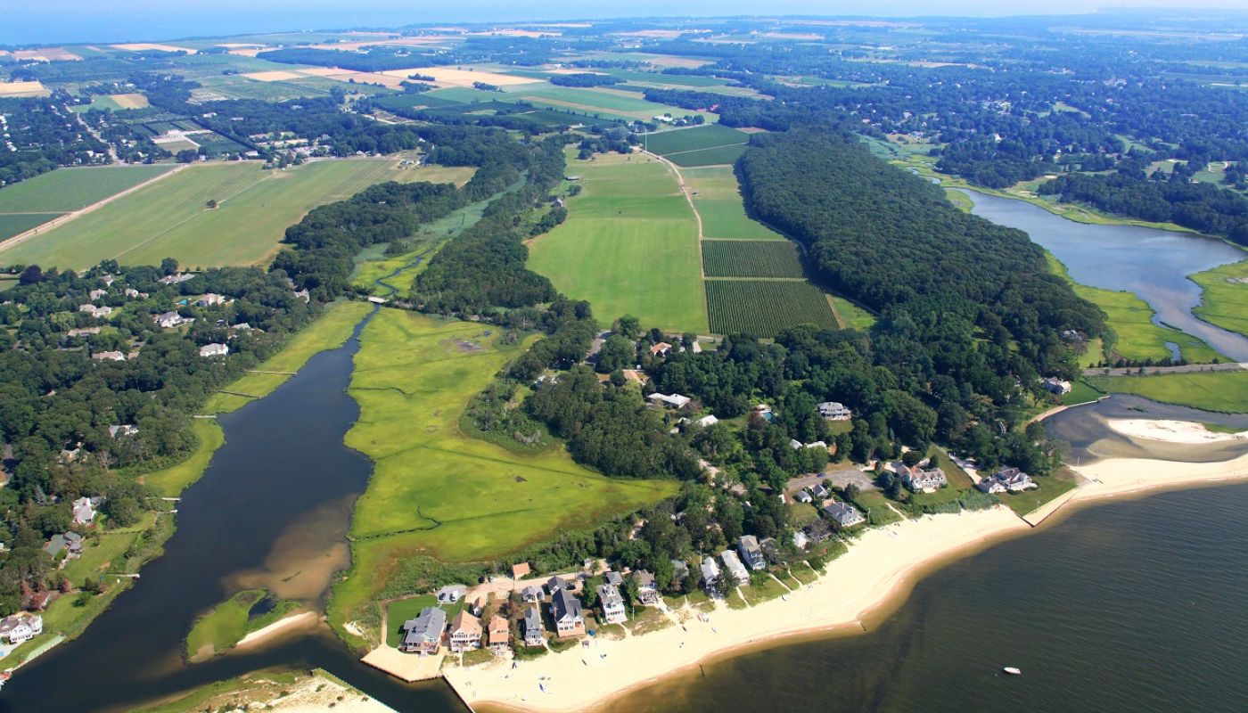 McCall Wines - aerial view of the farm by Alex Ferrone