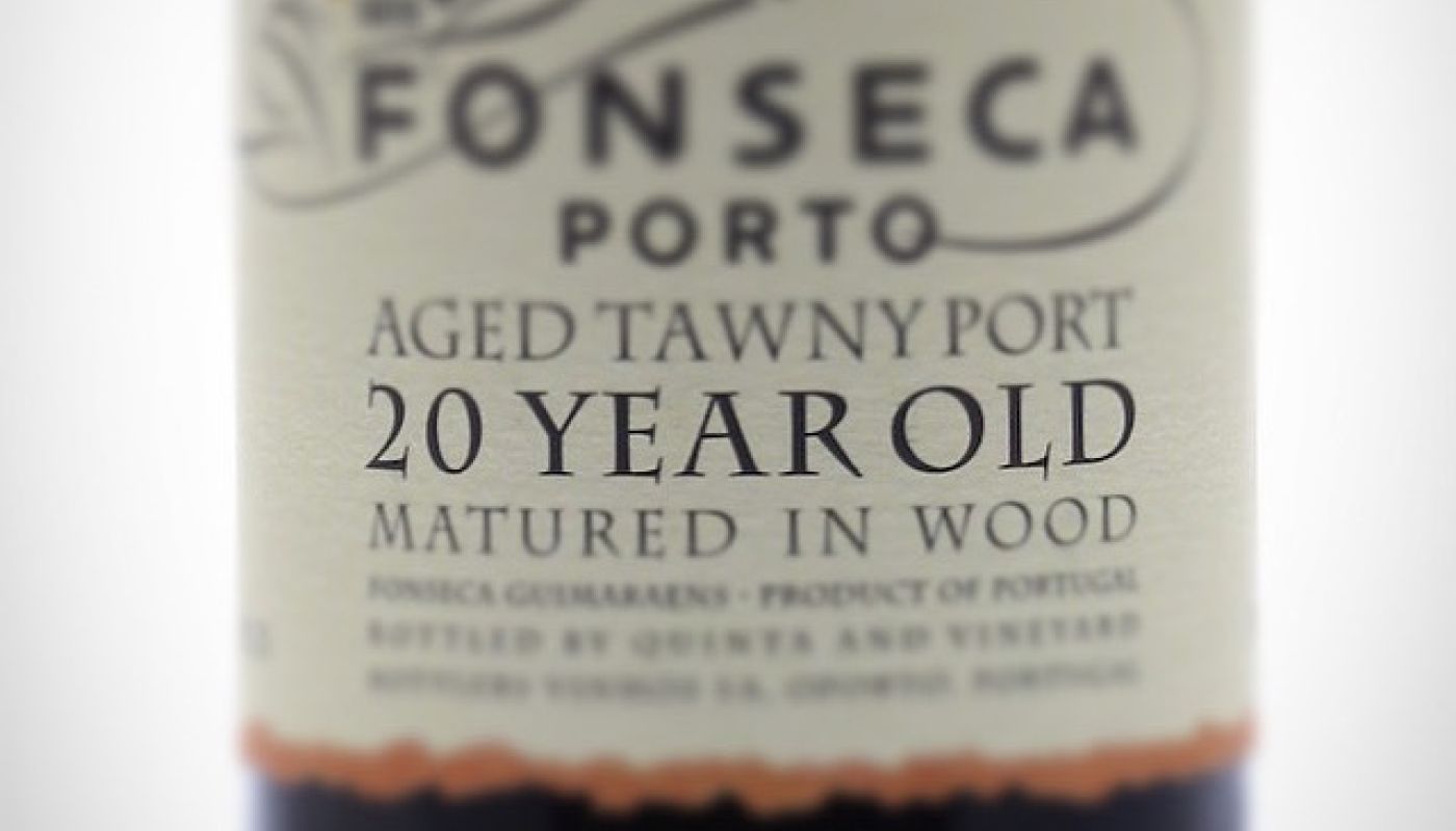 Fonseca 20 year old tawny port label