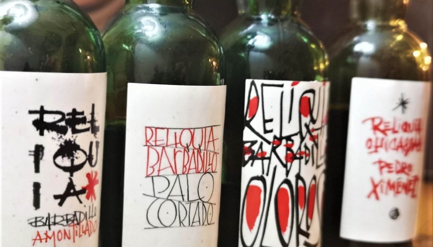 Barbadillo Reliquia sherries - bottles and labels