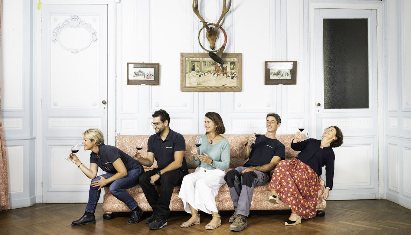 The youthful team at Ch Le Crock, St-Estèphe