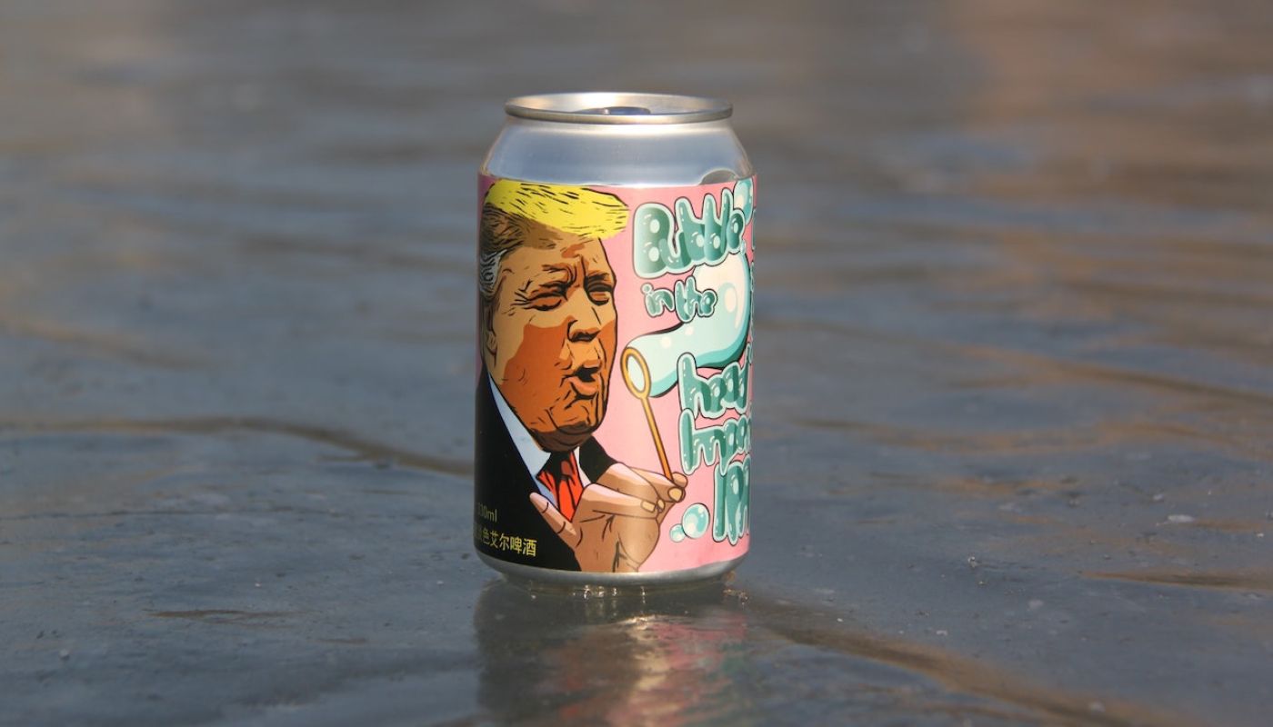 Trump on a can