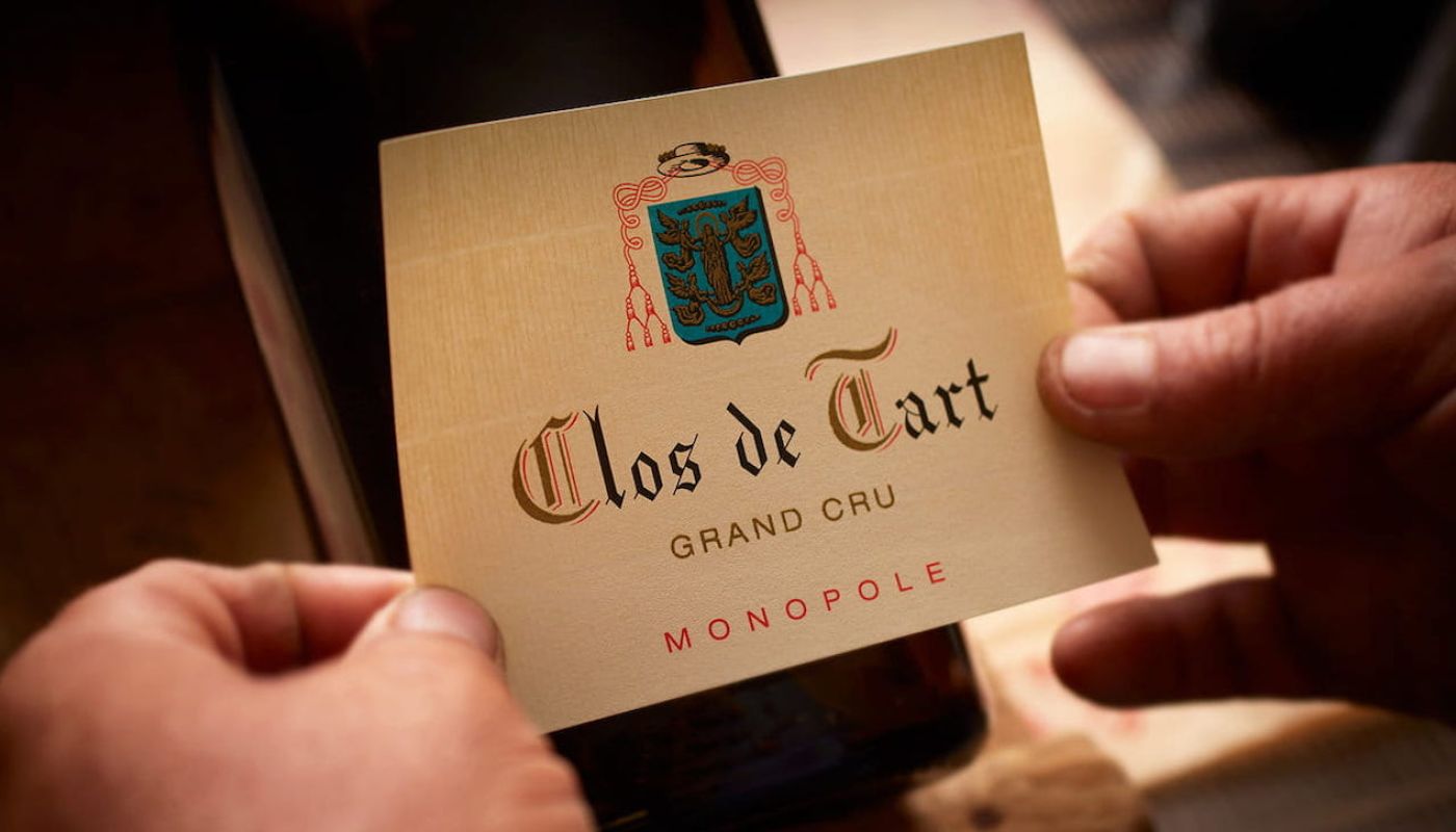 Clos de Tart label