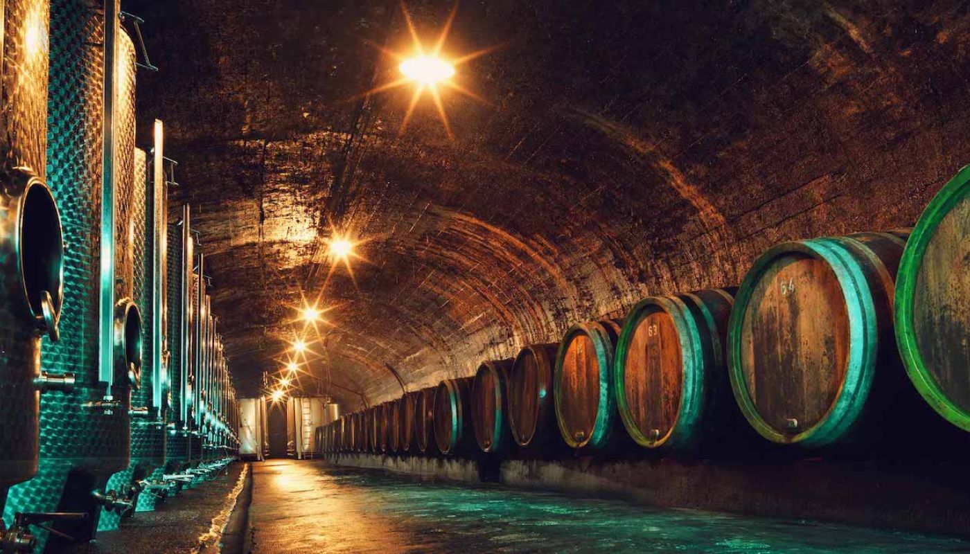 Maximin Grünhaus cellar in the Ruwer