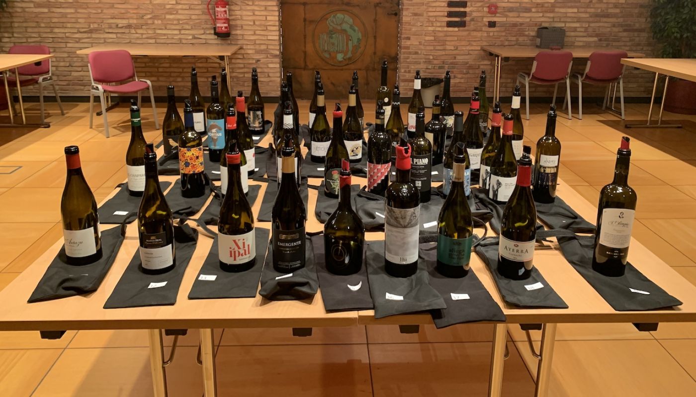 Navarra Garnacha bottles at the Consejo