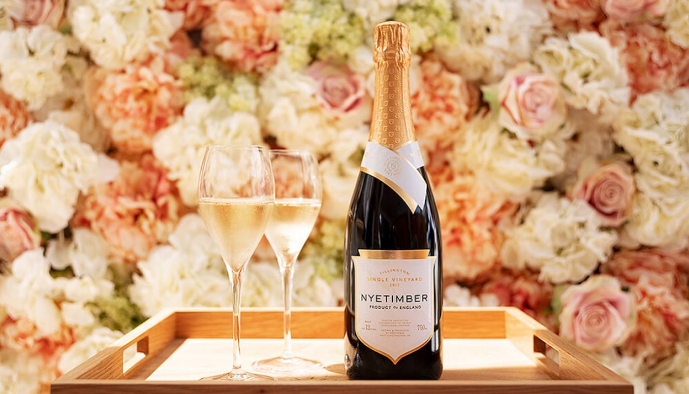 Nyetimber Tillington fizz and roses