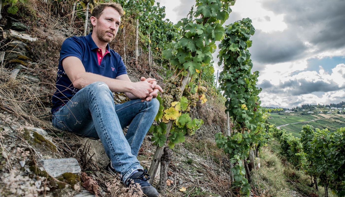 Alexander Loersch among his vines
