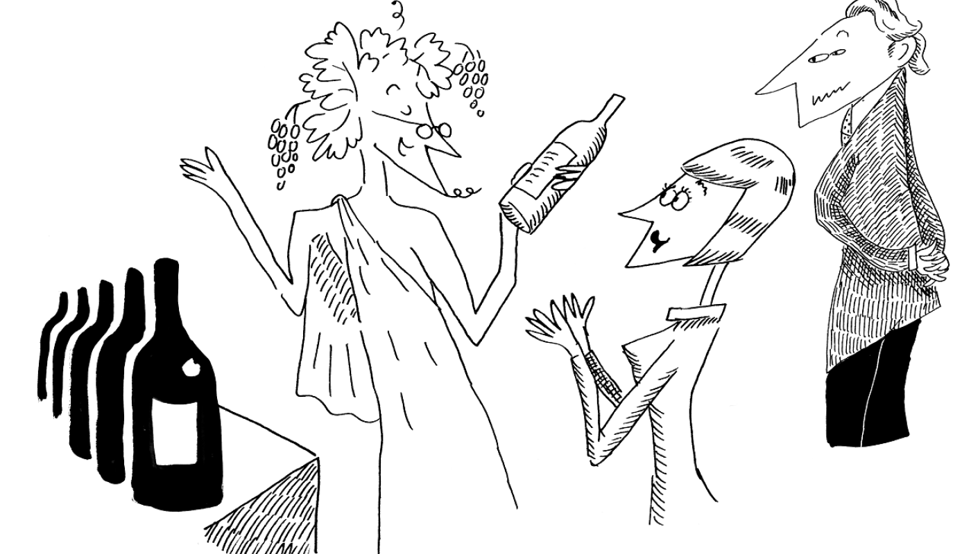 Jeroboams wine cartoon