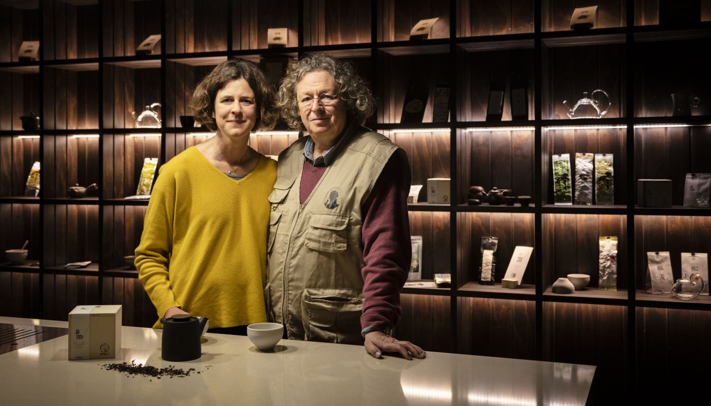 Nina Gruntkowski with husband Dirk Niepoort