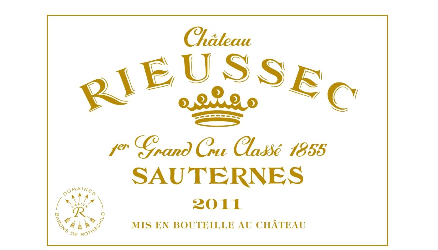 Ch Rieussec 2011 label