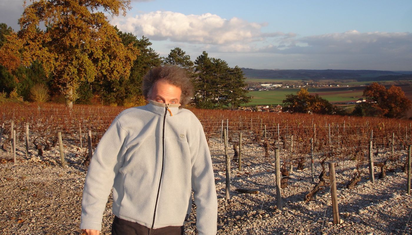 Frédéric Prain of Dom d'Elise in Chablis well zipped up