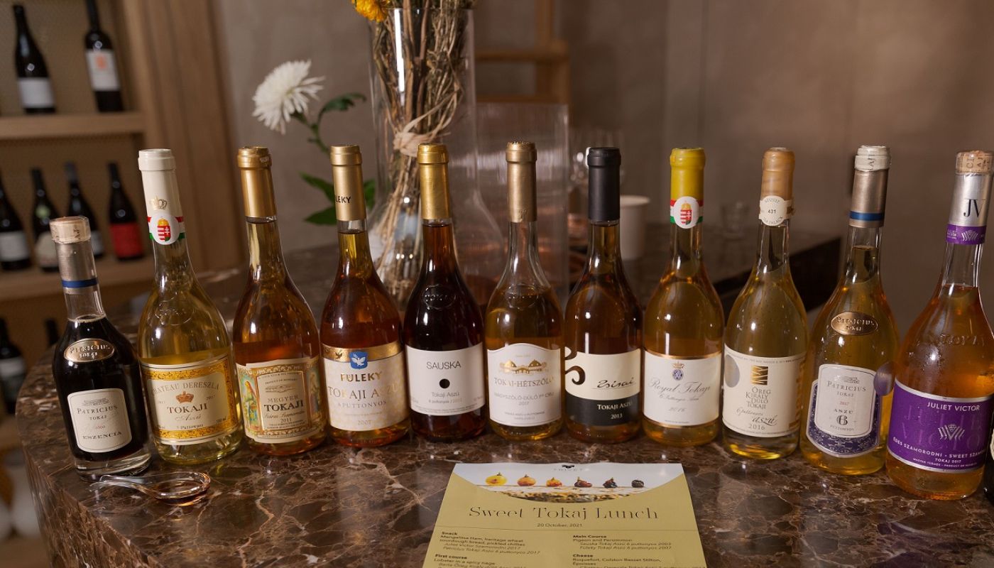 Wines of Hungary sweet Tokaj line-up