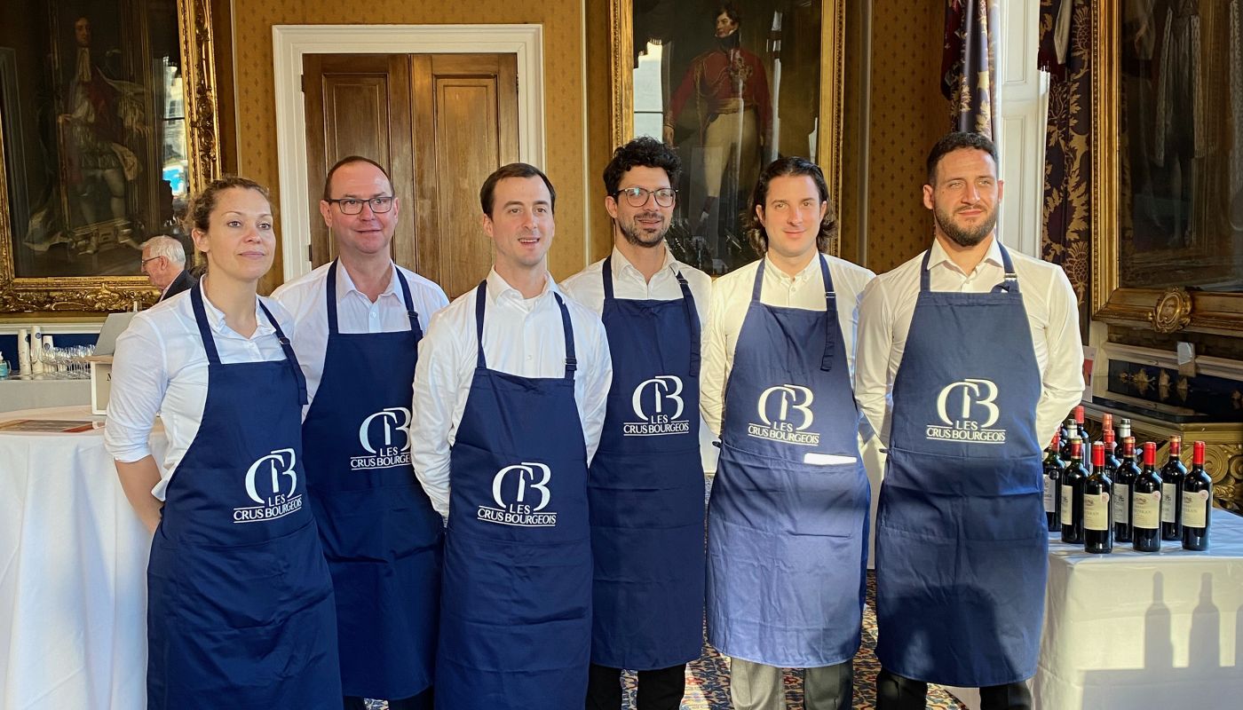 Cru Bourgeois tasting 2021 servers