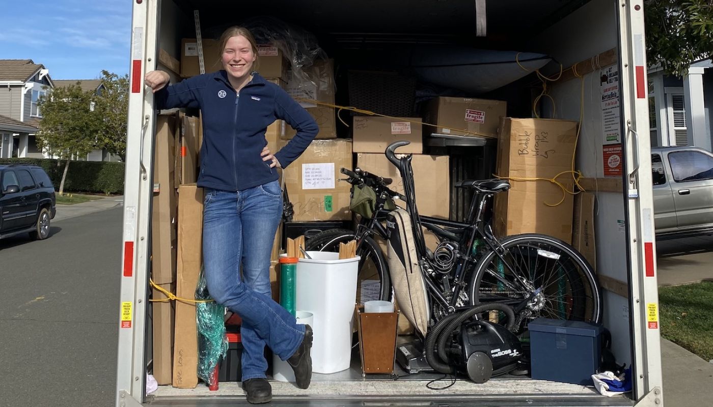 Sam Cole-Johnson packs up in Napa