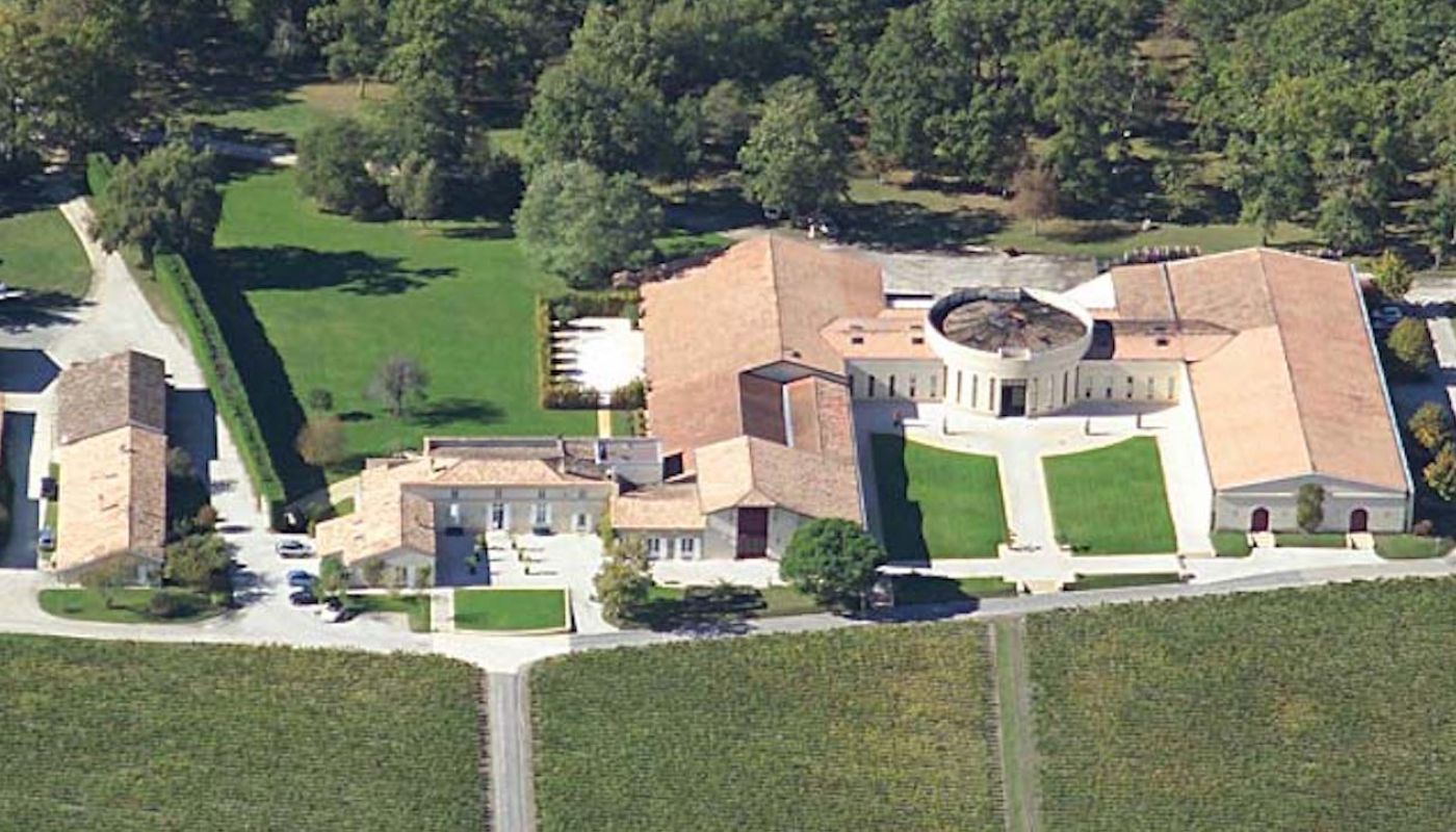 Domaine de Chevalier arial view