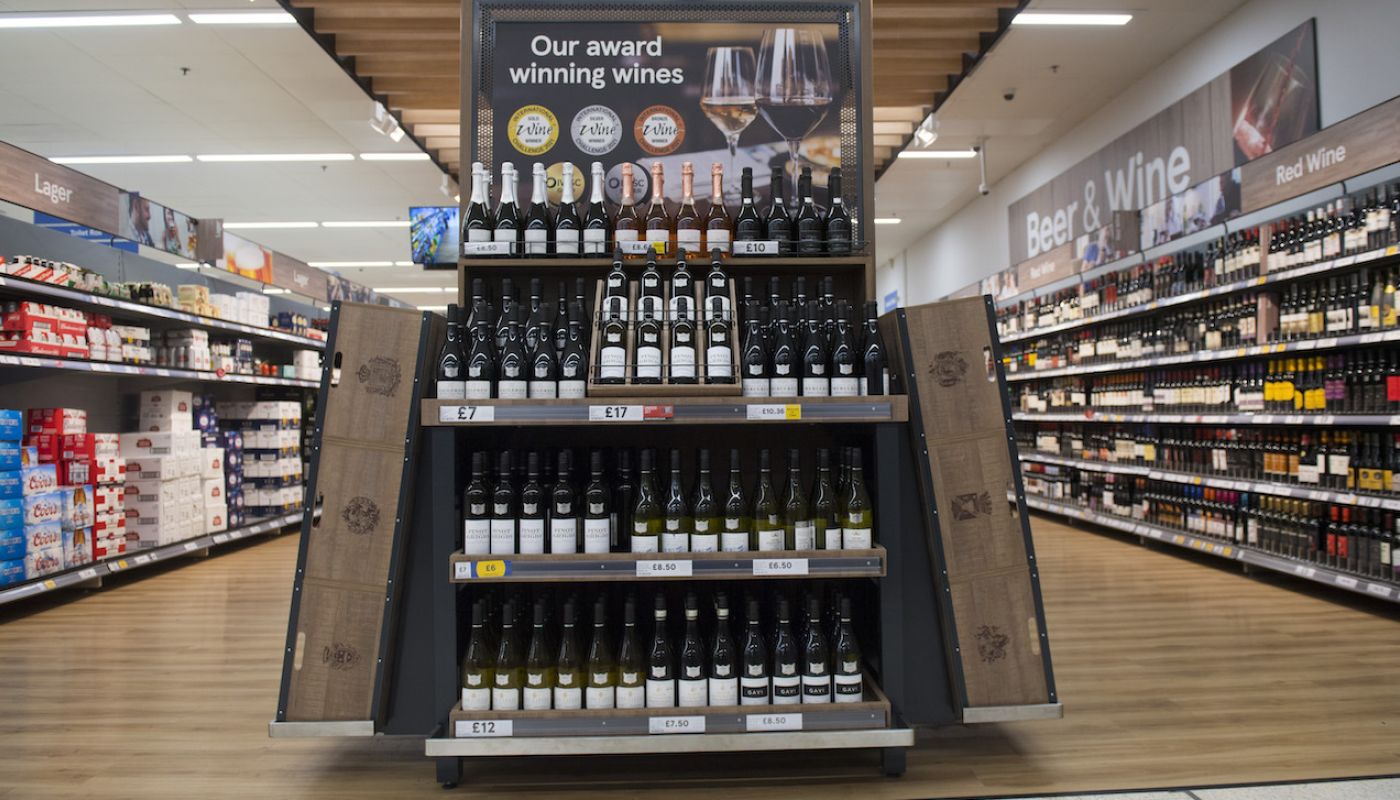 Tesco award winning bottles