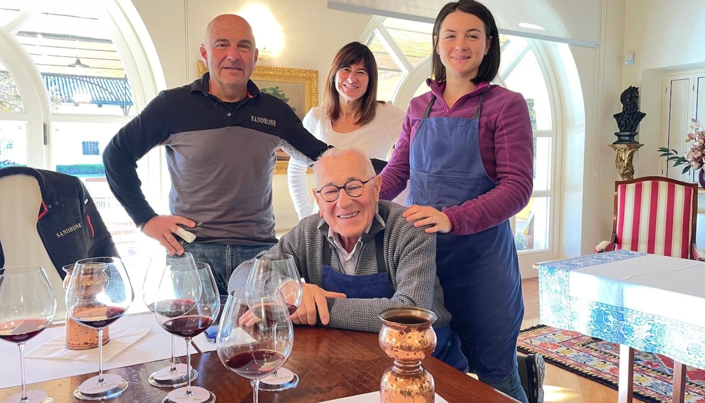Three generations of Sandrone