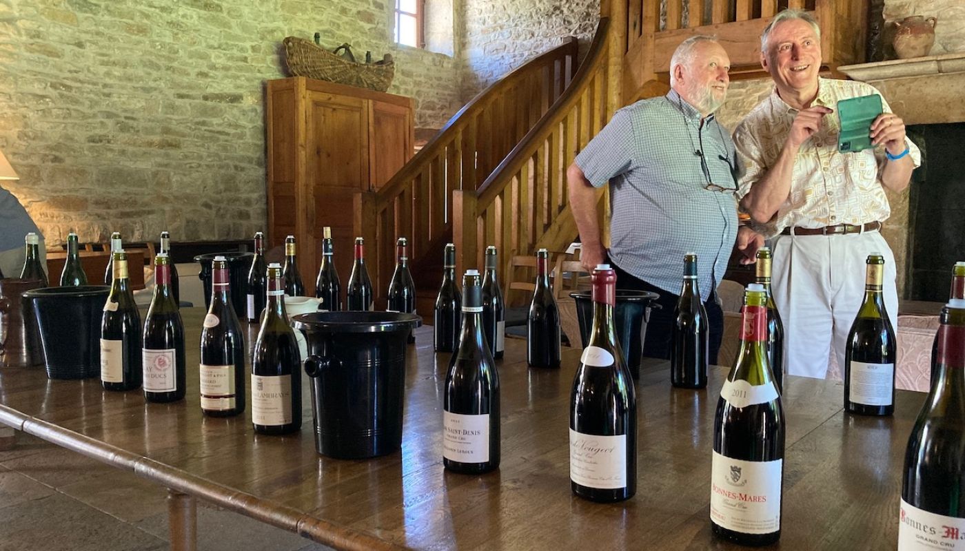 2011 burg tasting with Nigel Bruce