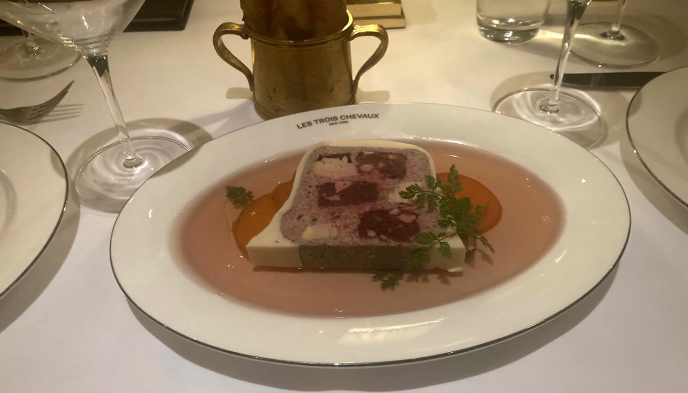 terrine at Les Trois Chevaux