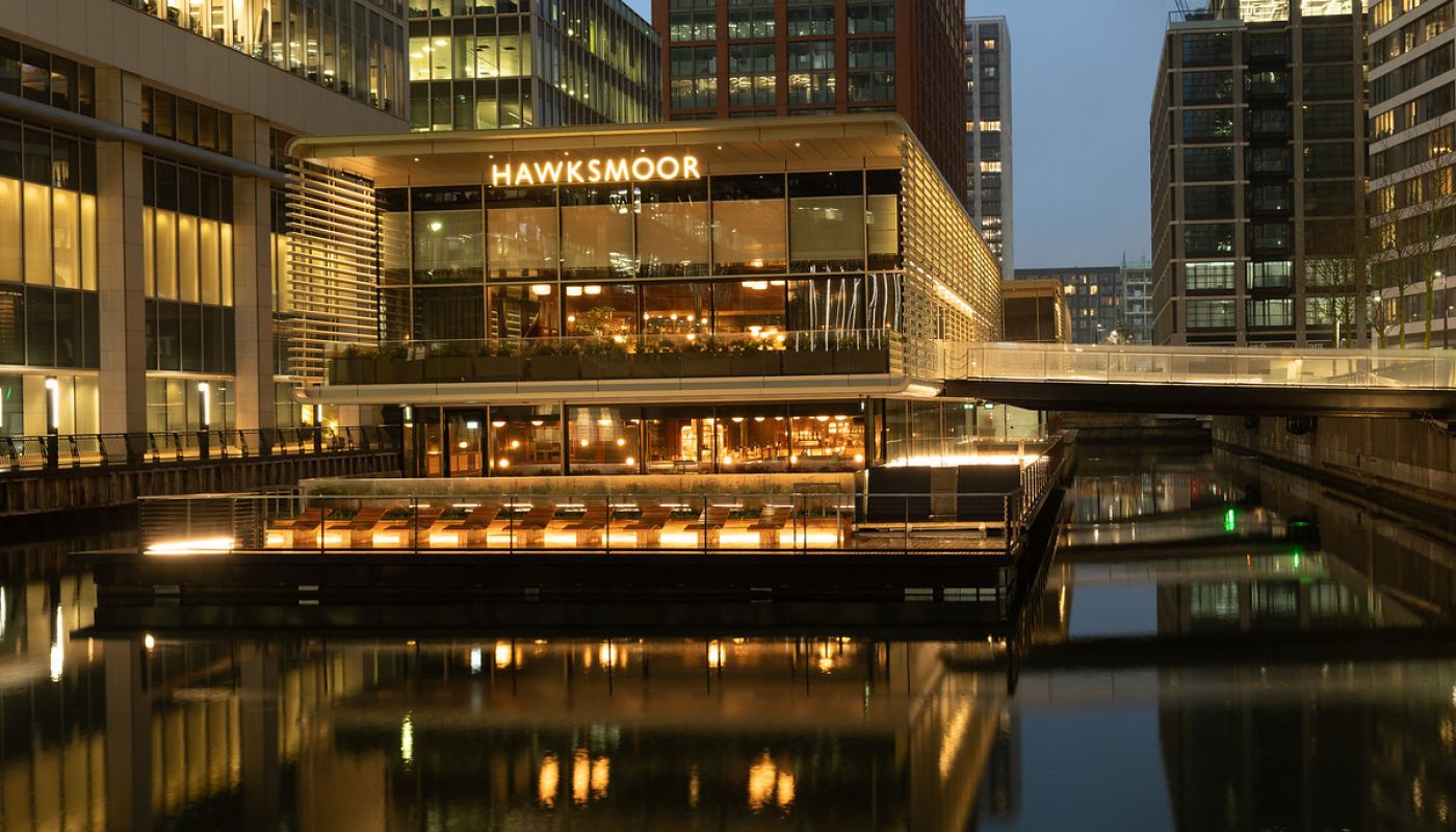 Hawksmoor Wood Wharf exterior