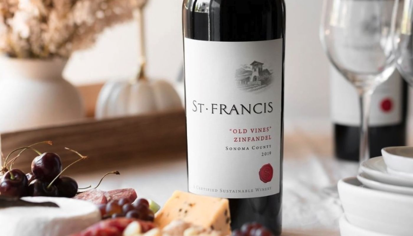 Bottle of St Francis Zinfandel