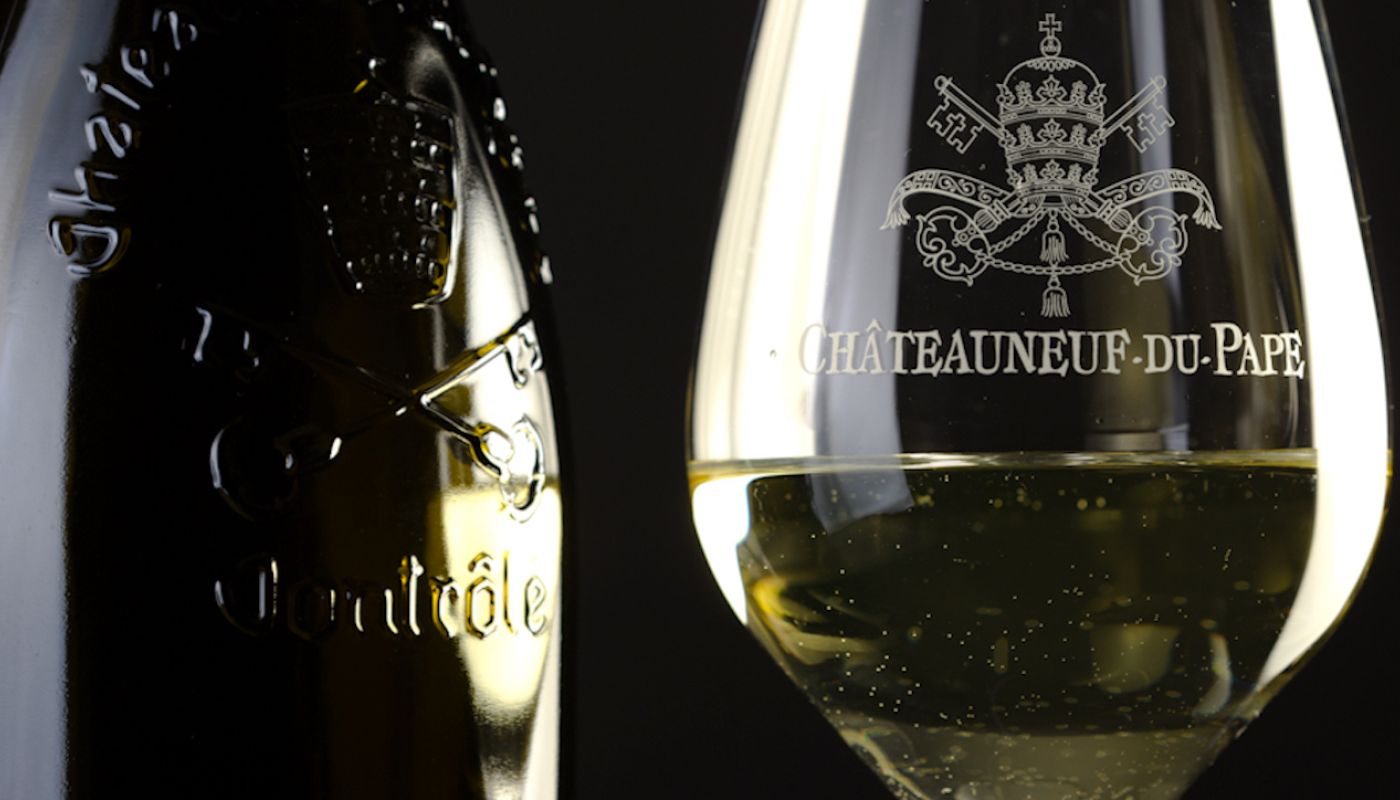 white Chateauneuf-du-Pape