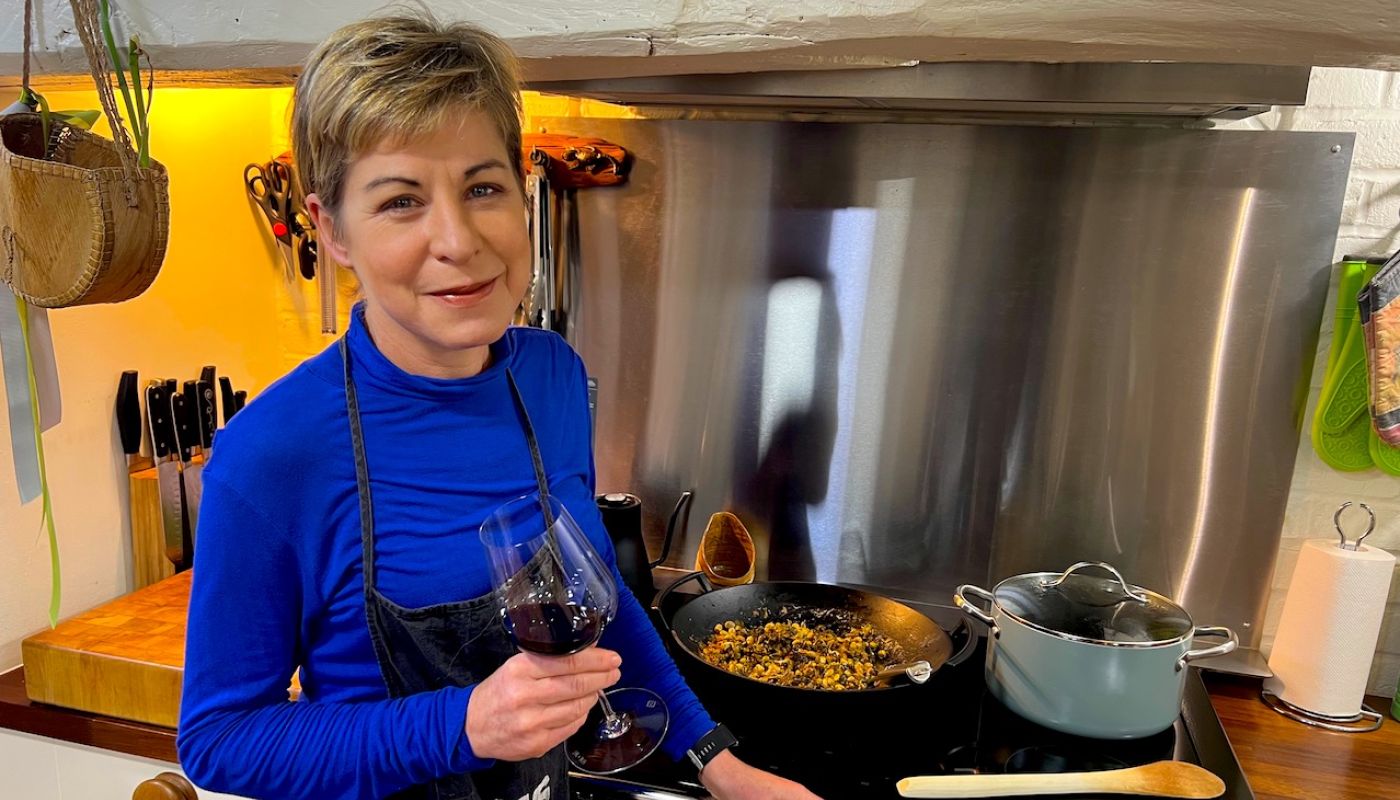 Tam in the kitchen