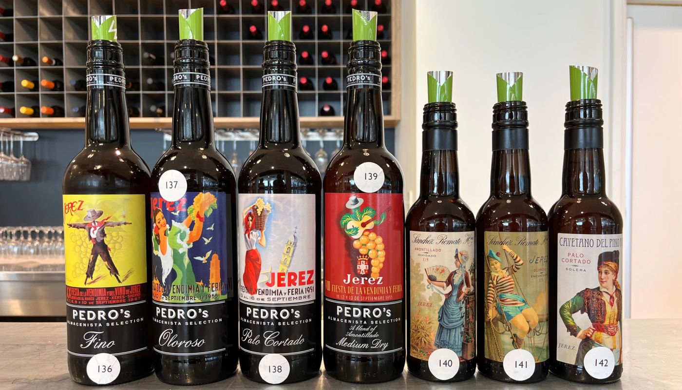 Waitrose sherry bottles 2023