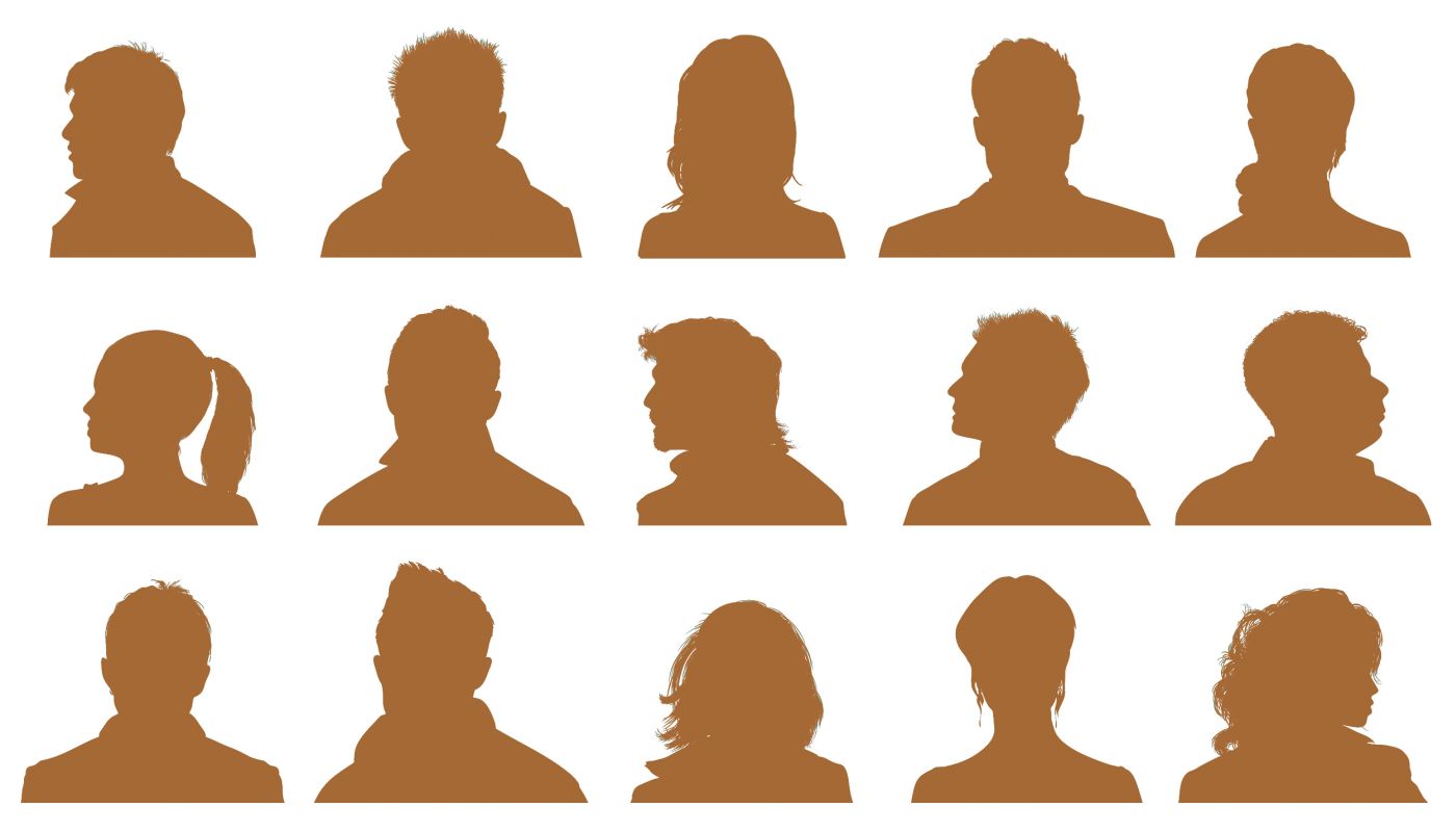 Bronze silhouettes